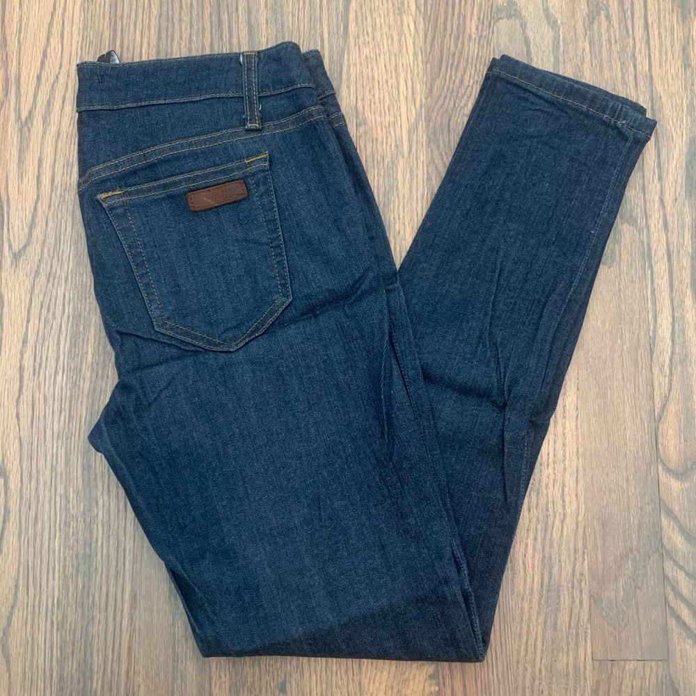 JOE’S JEANS dark wash skinny ankle jean (size 28)